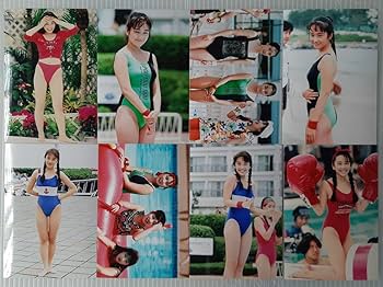 Amazon.co.jp: ①西田ひかる水泳大会水着写真Lサイズ24枚